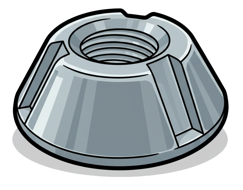 Tri-Groove Nut