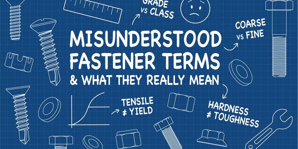 Misunderstood Fastener Terms & What They Really Mean